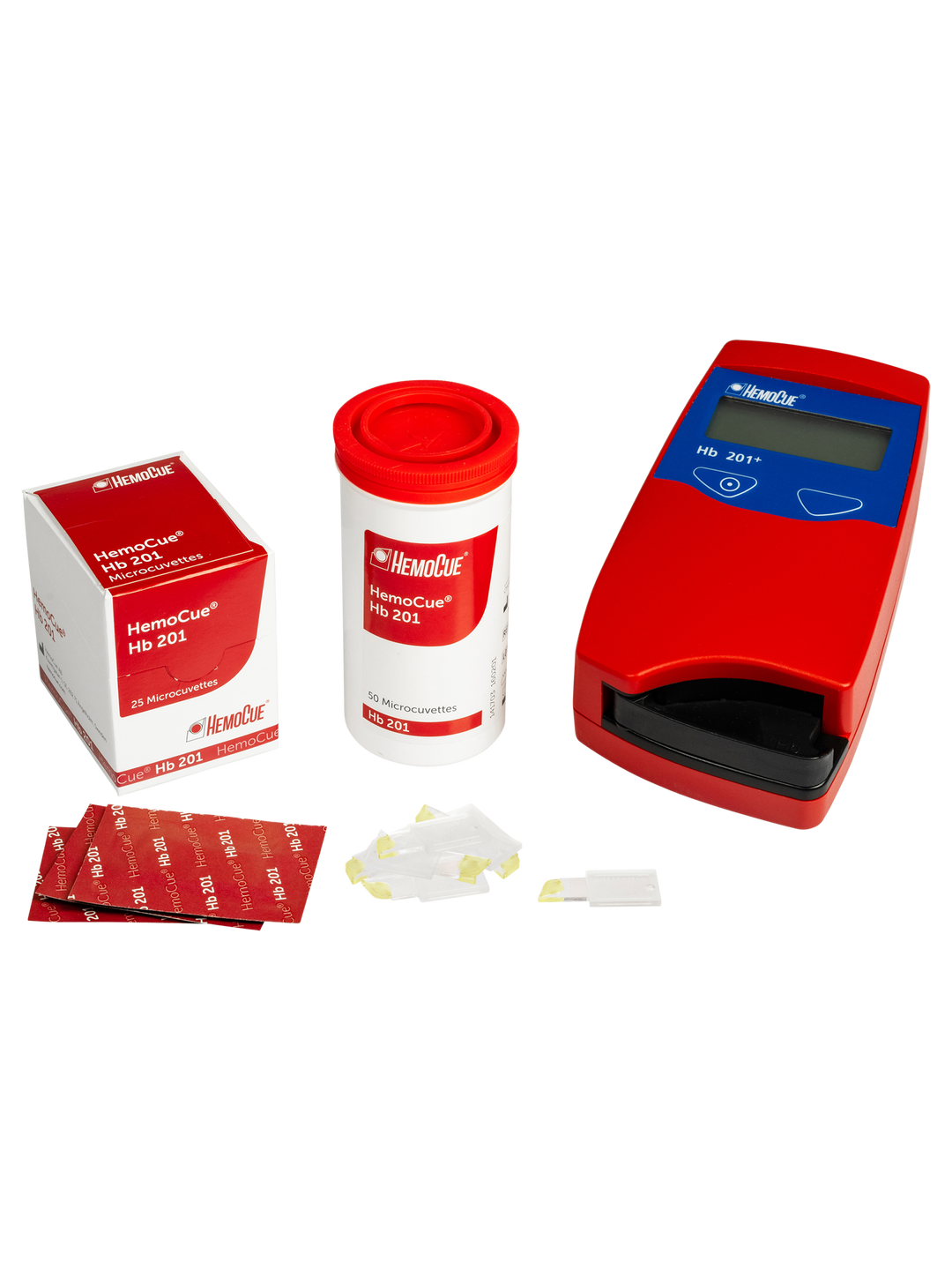 HemoCue<sup>®</sup> Hb 201+ Analyzer (g/L). Order code 121717