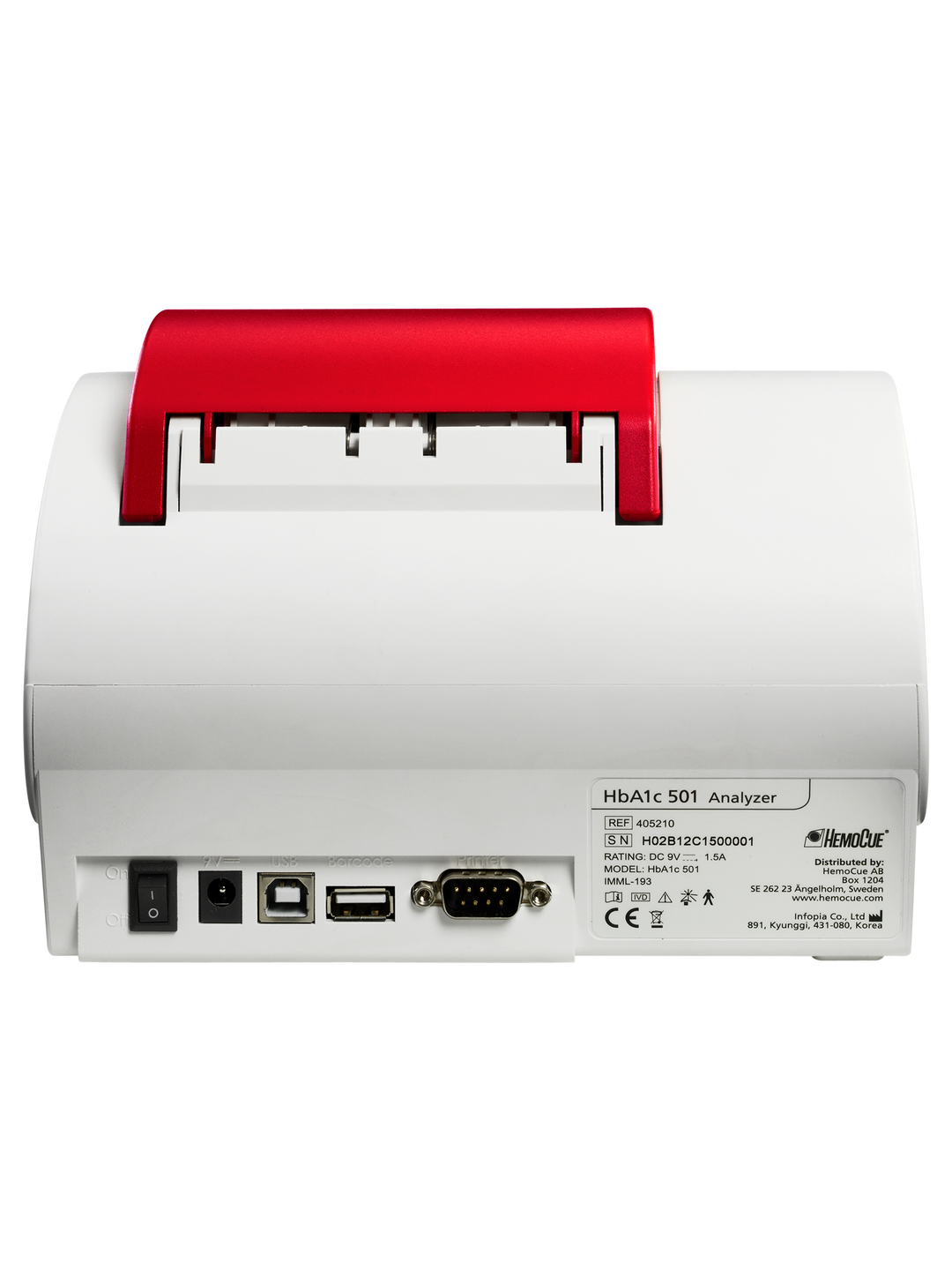 HemoCue<sup>®</sup> HbA1c 501 Analyzer. Order code 405210