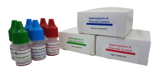 Hb & Glucose Ctrl NORMAL 2x3ml (Hb801 Model)