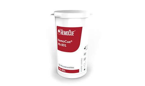 HemoCue® Hb 801 Microcuvettes (4x50, vial/canister)